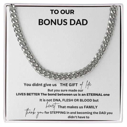 Cuban link chain Bonus DAD