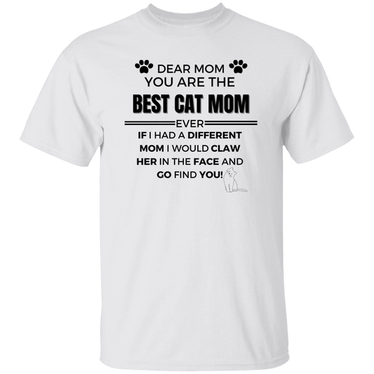 Best Cat mom . T-Shirt