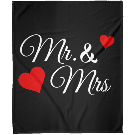 Mr. mrs Mr & Mrs (Great GIFT) Fleece Blanket 50x60